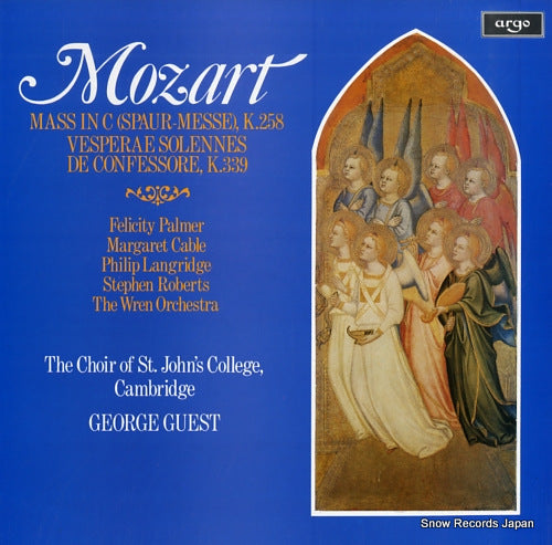 GUEST, GEORGE mozart; mass in c (spaur-messe), k.258 ZRG924