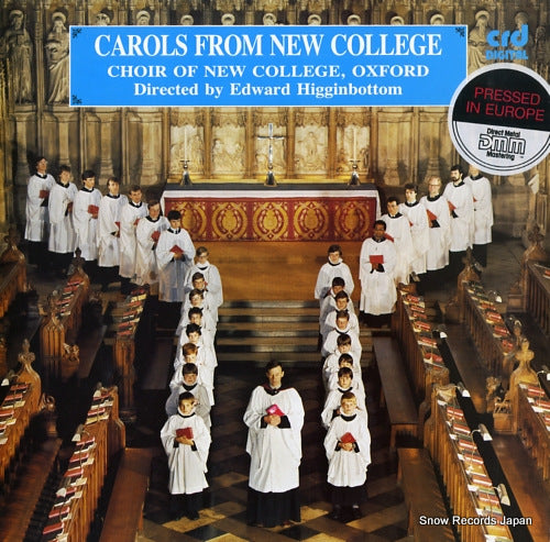 CHOIR OF NEW COLLEGE, OXFORD carols from new college CRD1143