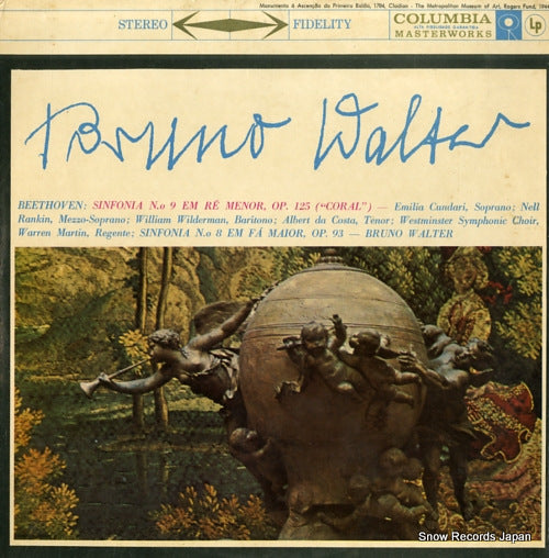 WALTER, BRUNO beethoven; sinfonia no.9 em re menor, op.125("coral") 9015/16
