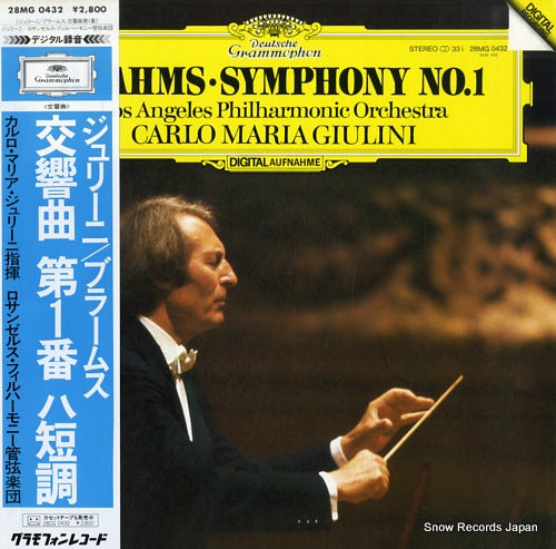 GIULINI, CARLO MARIA brahms; symphony no.1 28MG0432