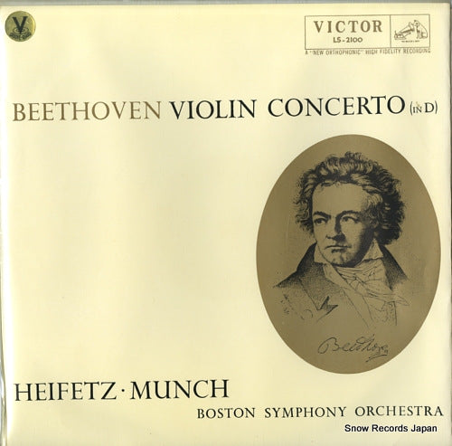 HEIFETZ, JASCHA beethoven; violin concerto LS-2100