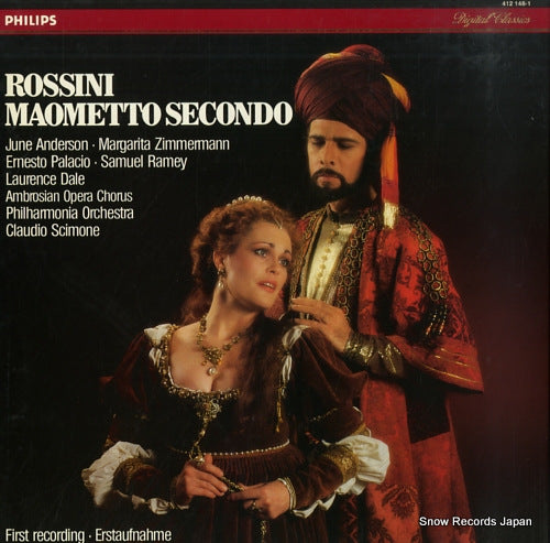 SCIMONE, CLAUDIO rossini; maometto secondo 412148-1