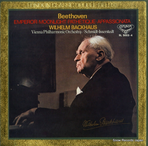 BACKHAUS, WILHELM beethoven; emperor/moonlight/pathetique/appassionata SL5003-4