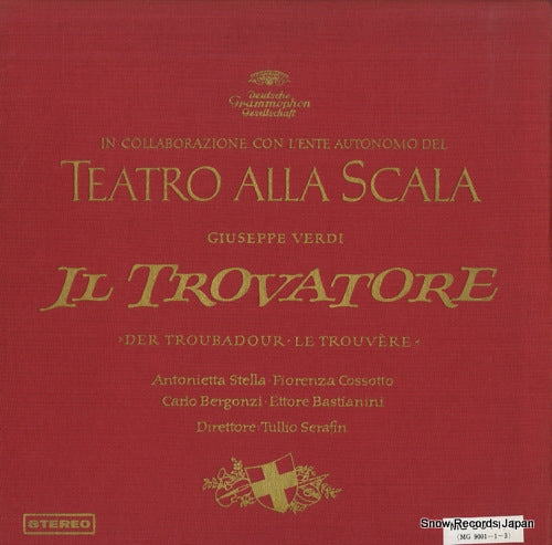 SERAFIN, TULLIO verdi; il trovatore MG9011