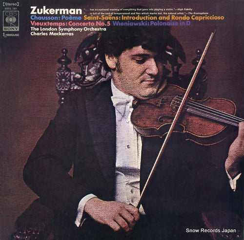 ZUKERMAN, PINCHAS saint-saens; introduction and rondo capriccioso SOCL101