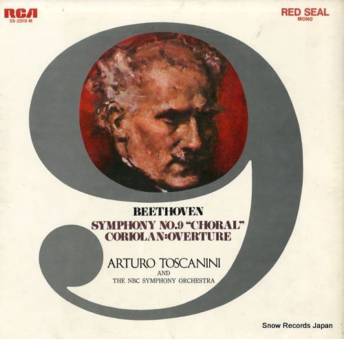 TOSCANINI, ARTURO beethoven; symphony no.9 "choral" SX-2019(M)
