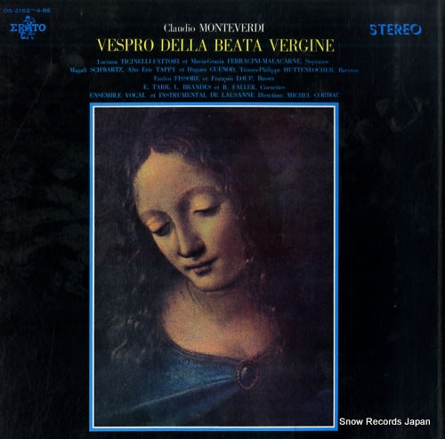CORBOZ, MICHEL monteverdi; vespro della beata vergine OS-2162-4-RE