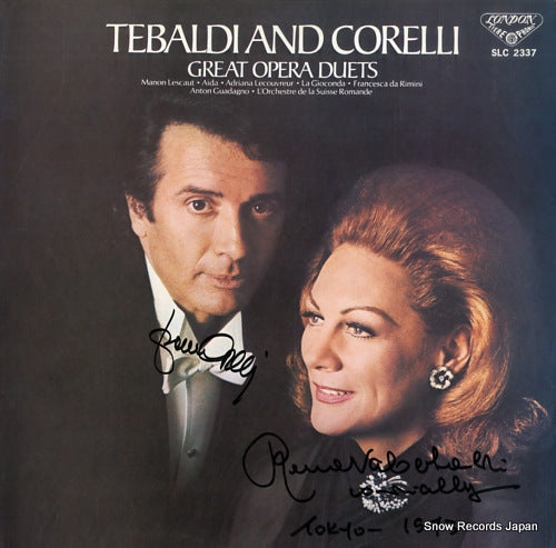 TEBALDI, RENATA, AND FRANCO CORELLI great opera duets SLC2337