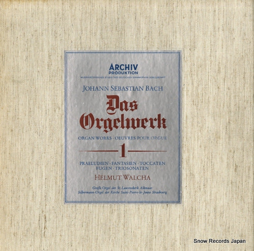 WALCHA, HELMUT bach; organ works 1 2722002