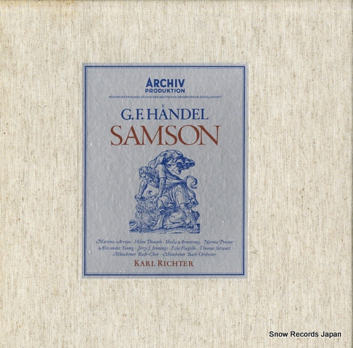 RICHTER, KARL handel; samson 198461/64