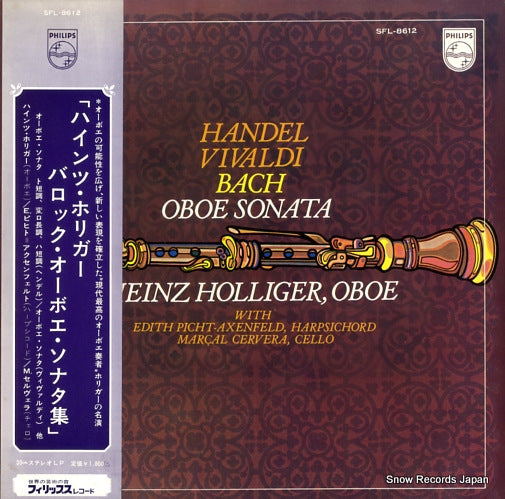 HOLLIGER, HEINZ handel, vivaldi, bach; oboe sonata SFL-8612