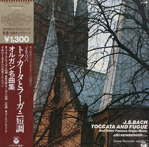 REINBERGER, JIRI bach; toccata and fugue and other famous organ music OC-7272-S