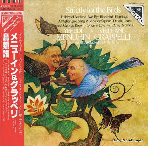 MENUHIN, YEHUDI, AND STEPHANE GRAPPELLI strictly for the birds EAC-90015