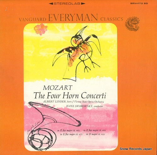 SWAROWSKY, HANS mozart; the four horn concerti SRV.173SD