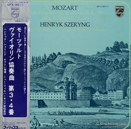 SZERYNG, HENRYK mozart; violin concertos and adagio for violin SFX-8511