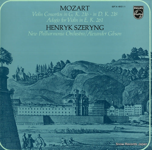 SZERYNG, HENRYK mozart; violin concertos and adagio for violin SFX-8511