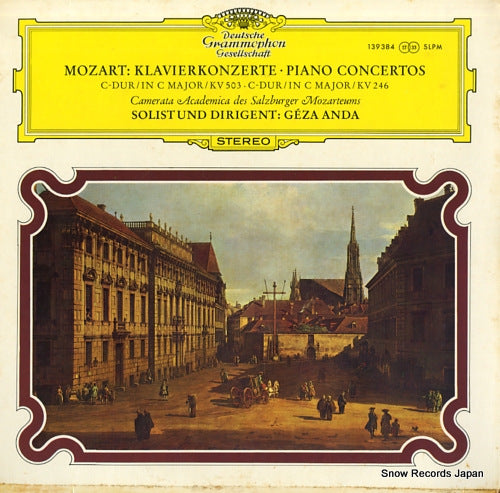 ANDA, GEZA mozart; klavierkonzertepiano concertos c-dur 139384