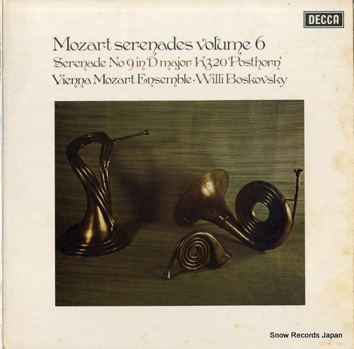 BOSKOVSKY, WILLI mozart; serenades volume 6 SXL6615