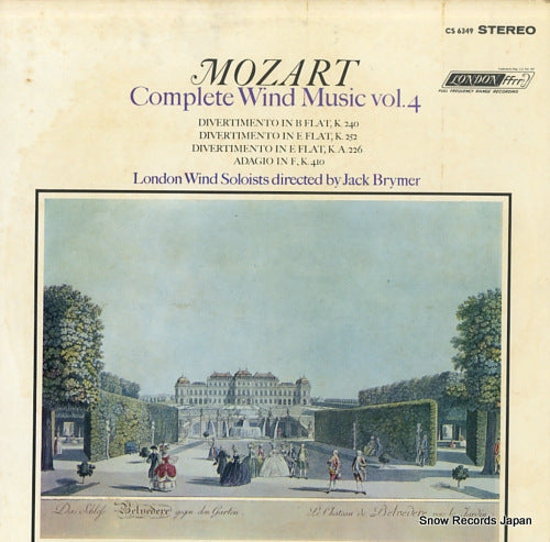 BRYMER, JACK mozart; complete wind music vol.4 CS6349
