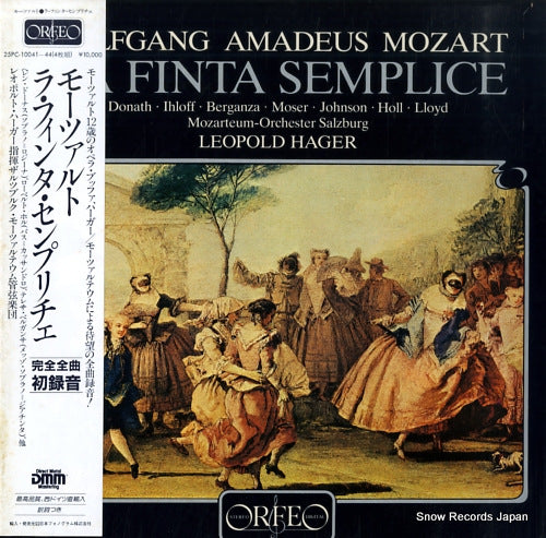 HAGER, LEOPOLD mozart; la finta semplice 25PC-10041-44 / S085844K