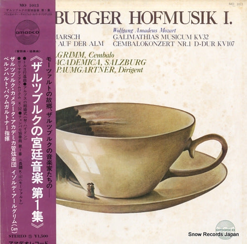 PAUMGARTNER, BERNHARD salzburger hofmusik i. MO1013