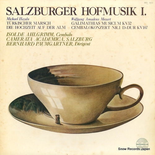 PAUMGARTNER, BERNHARD salzburger hofmusik i. MO1013
