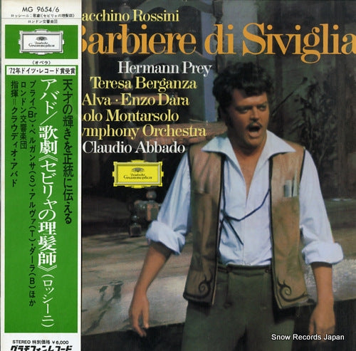 ABBADO, CLAUDIO rossini; il barbiere di siviglia MG9654/6