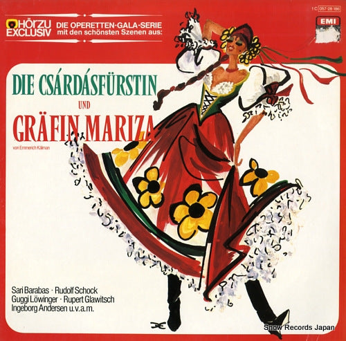 BARABAS, SARI kalman; die csardasfurstin und grafin mariza 1C057-28186