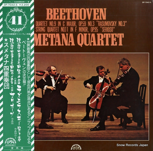 SMETANA QUARTET beethoven; string quartet no.9 in c major "rasumovsky-no.3" OP-7042-S