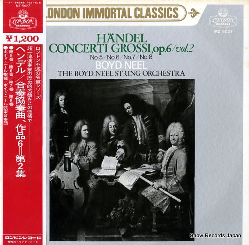 NEEL, BOYD handel; concerti grossi op.6 volume 2 MZ5027