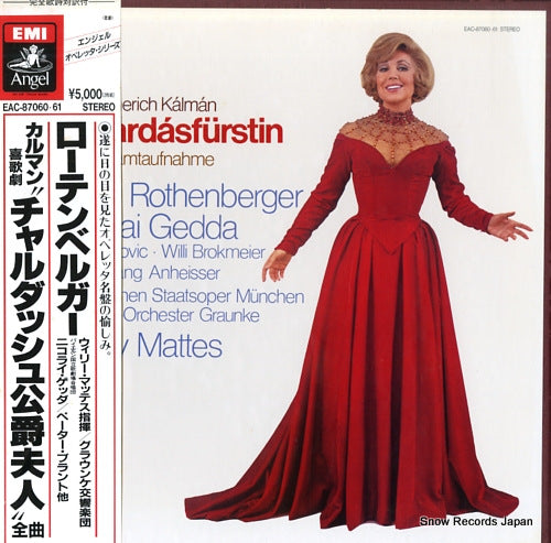 MATTES, WILLY kalman; die csardasfurstin EAC-87060.61