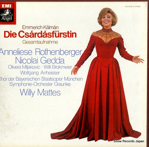 MATTES, WILLY kalman; die csardasfurstin EAC-87060.61