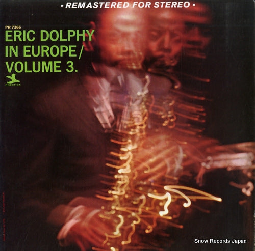 DOLPHY, ERIC eric dolphy in europe / volume 3. PR7366/PRT7366