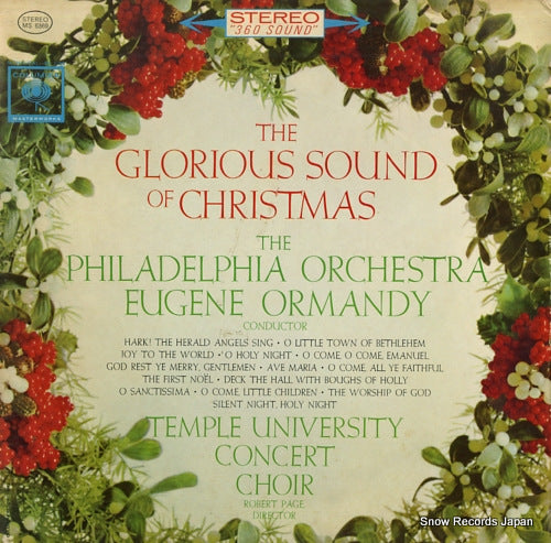 ORMANDY, EUGENE the glorious sound of christmas MS6369