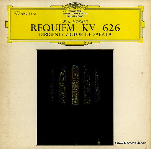 SABATA, VICTOR DE mozart; requiem kv 626 SMG-1472