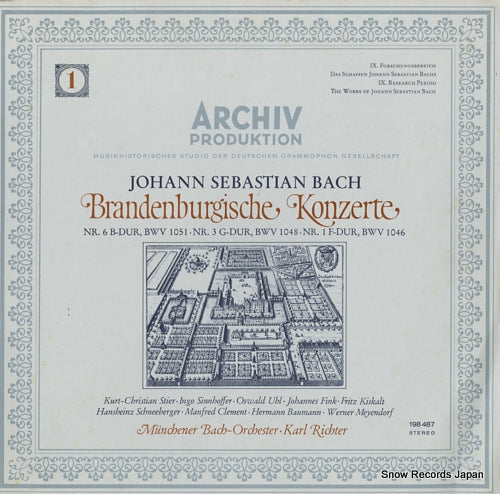 RICHTER, KARL bach; brandenburgische konzerte 198487