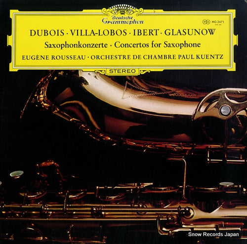 ROUSSEAU, EUGENE concertos for saxophone MG2471