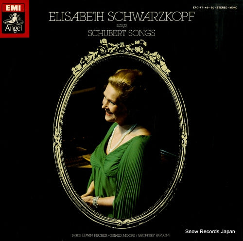 SCHWARZKOPF, ELISABETH elisabeth schwarzkopf sings schubert songs EAC-47149-50
