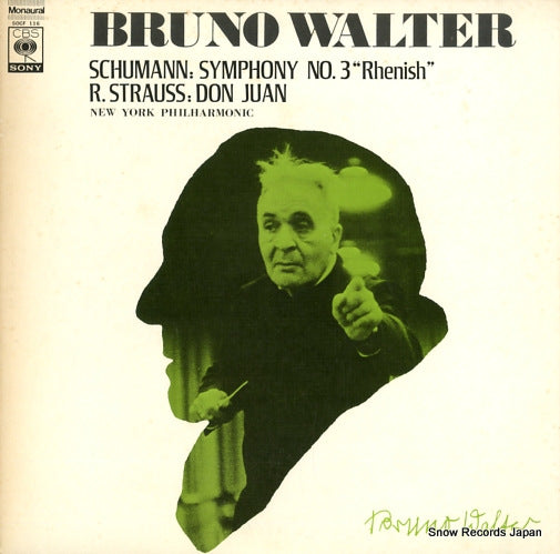 WALTER, BRUNO schumann; symphony no.3 "rhenish" SOCF116