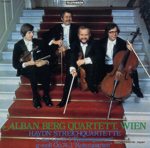 ALBAN BERG QUARTETT, WIEN haydn; streichquartett c-dur op.76-3 "kaiserquartett" K17C-8317