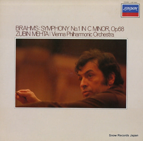 MEHTA, ZUBIN brahms; symphony no.1 in c minor, op.68 L18C-5057