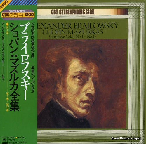 BRAILOWSKY, ALEXANDER chopin; mazurkas complete vol.1 13AC36