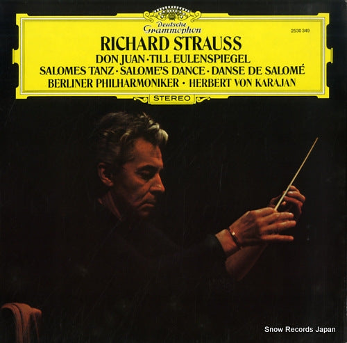 KARAJAN, HERBERT VON richard strauss; don juan, till eulenspiegel 2530349