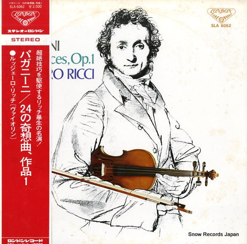 RICCI, RUGGIERO paganini; 24 caprices, op.1 SLA6062