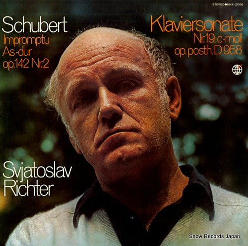 RICHTER, SVIATOSLAV schubert; klaviersonate nr.19 c-moll op. posth. d958 MKX-2006