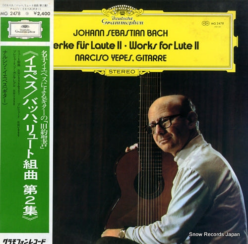 YEPES, NARCISO bach; works for lute 2 MG2478