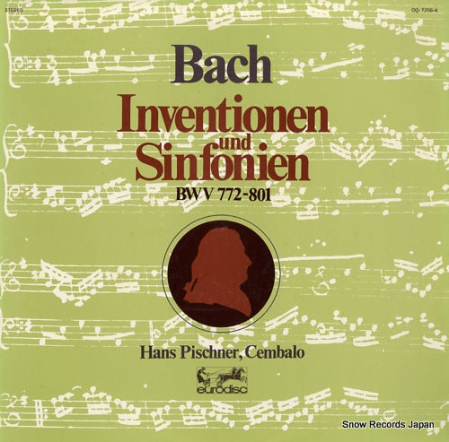 PISCHNER, HANS bach; inventionen und sinfonien bwv772-801 OQ-7206-K