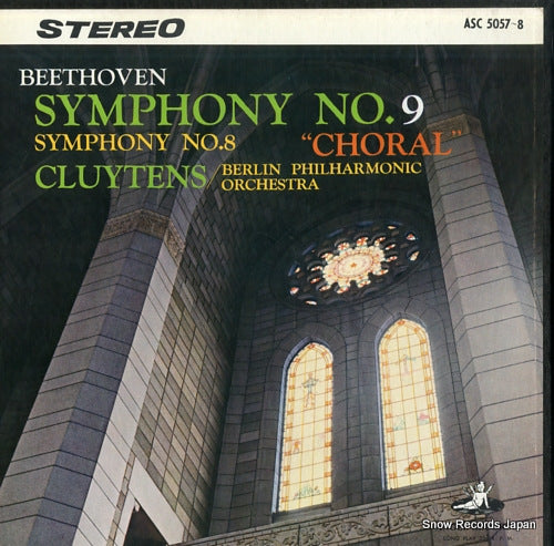 CLUYTENS, ANDRE beethoven; symphony no.9, "choral" ASC5057-8