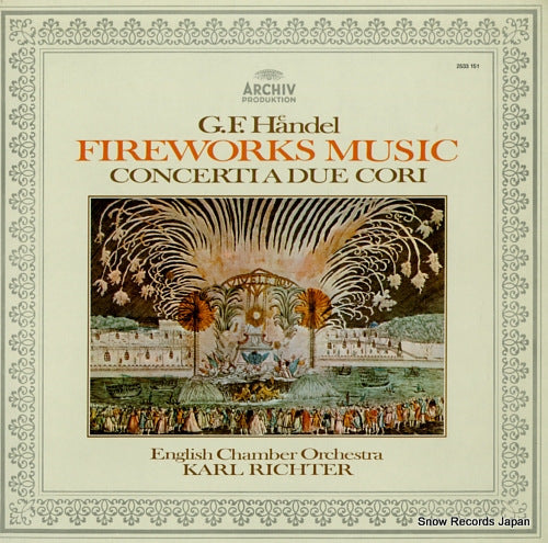 RICHTER, KARL handel; fireworks music 2533151
