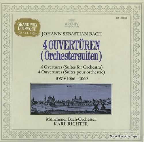 RICHTER, KARL bach; 4 ouverturen bwv1066-1069 2708005 / 198172